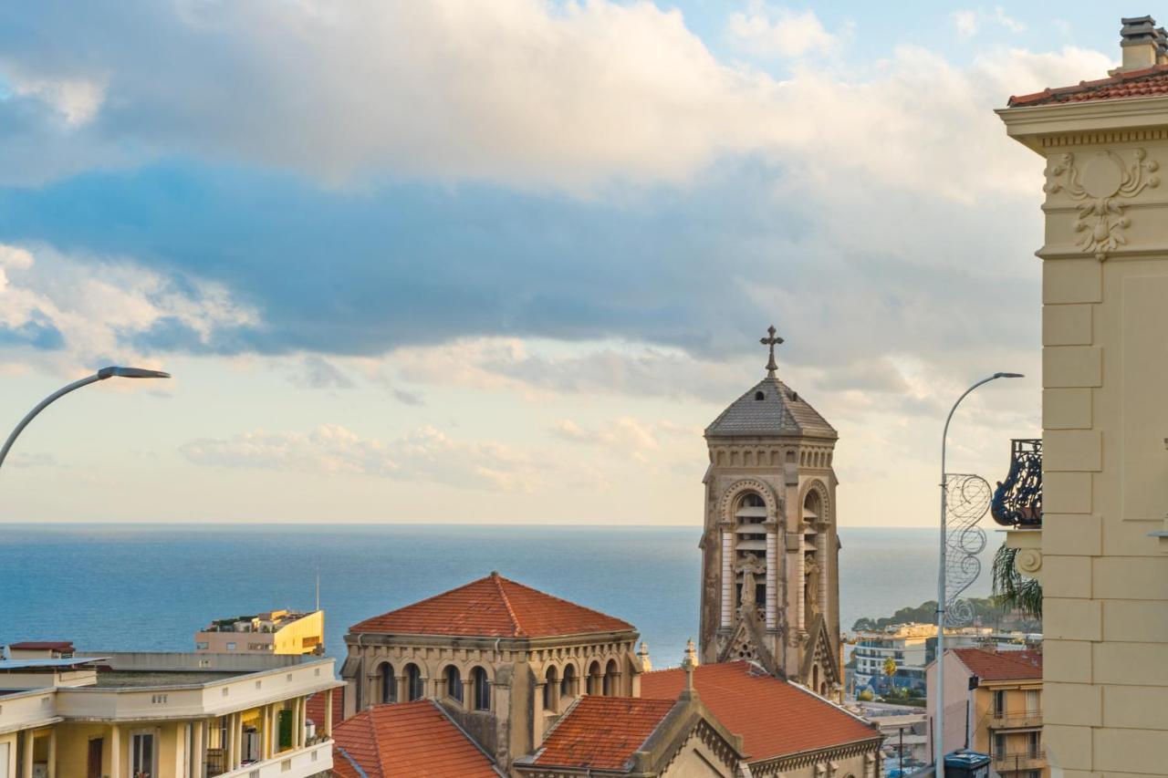 شقة Vue Monaco & Tour Odeon - Terrasse - Parking - Bh بوزولي المظهر الخارجي الصورة