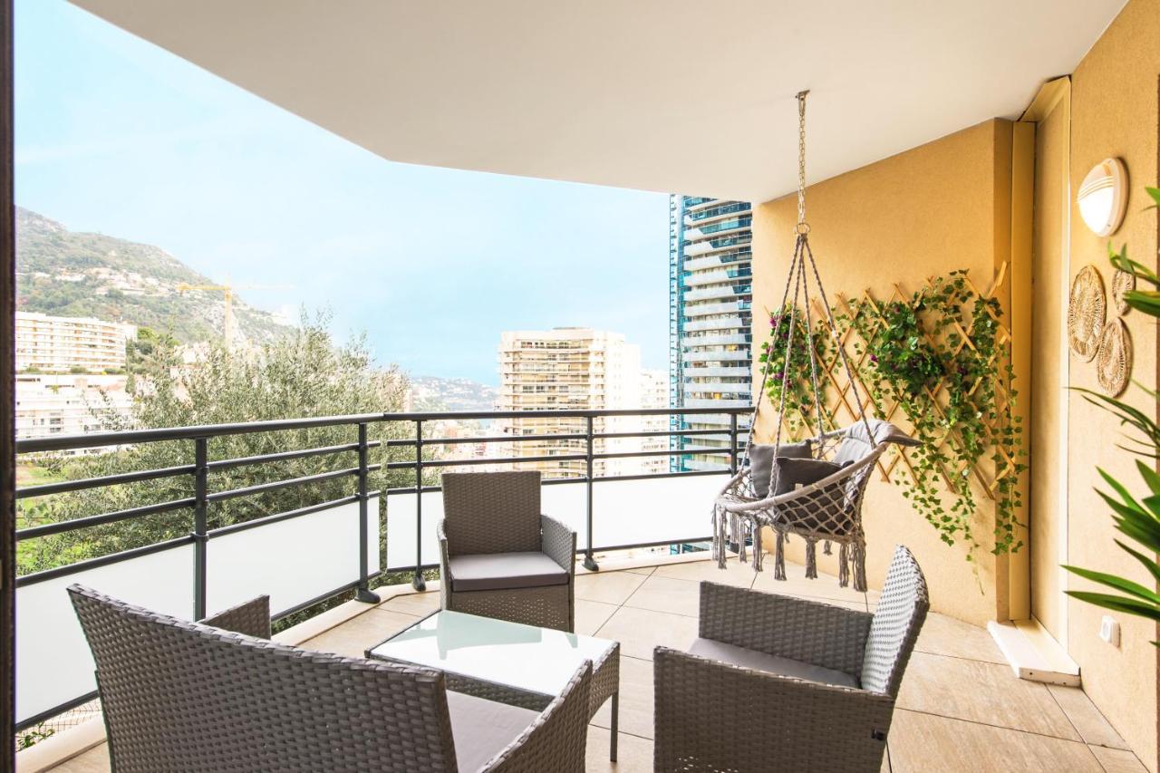 شقة Vue Monaco & Tour Odeon - Terrasse - Parking - Bh بوزولي المظهر الخارجي الصورة